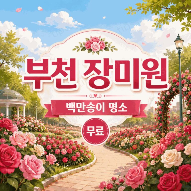 쓰레기 매립장이었다는 게 믿기지 않았어요ㅣ부천 백만송이장미원 장미축제 2026 개화시기·주차·교통·포토존 총정리