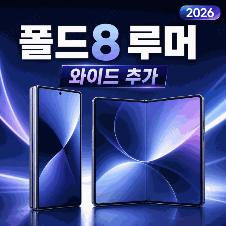 갤럭시 Z 폴드8 & 와이드 폴드 2026