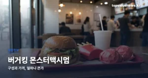 버거킹 몬스터맥시멈 | 구성과 가격, 얼마나 큰가 burgerking-monster-maximum-thumbe