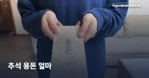 추석 용돈 평균 — 부모님 21만 3천원, 중학생이 가장 많이 올랐다 chuseok-allowance-average-2026-v2-thumb-1