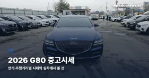 2026 G80 중고시세 | 연식·주행거리별 시세와 살 때 볼 것 g80-used-price-2026-thumbc