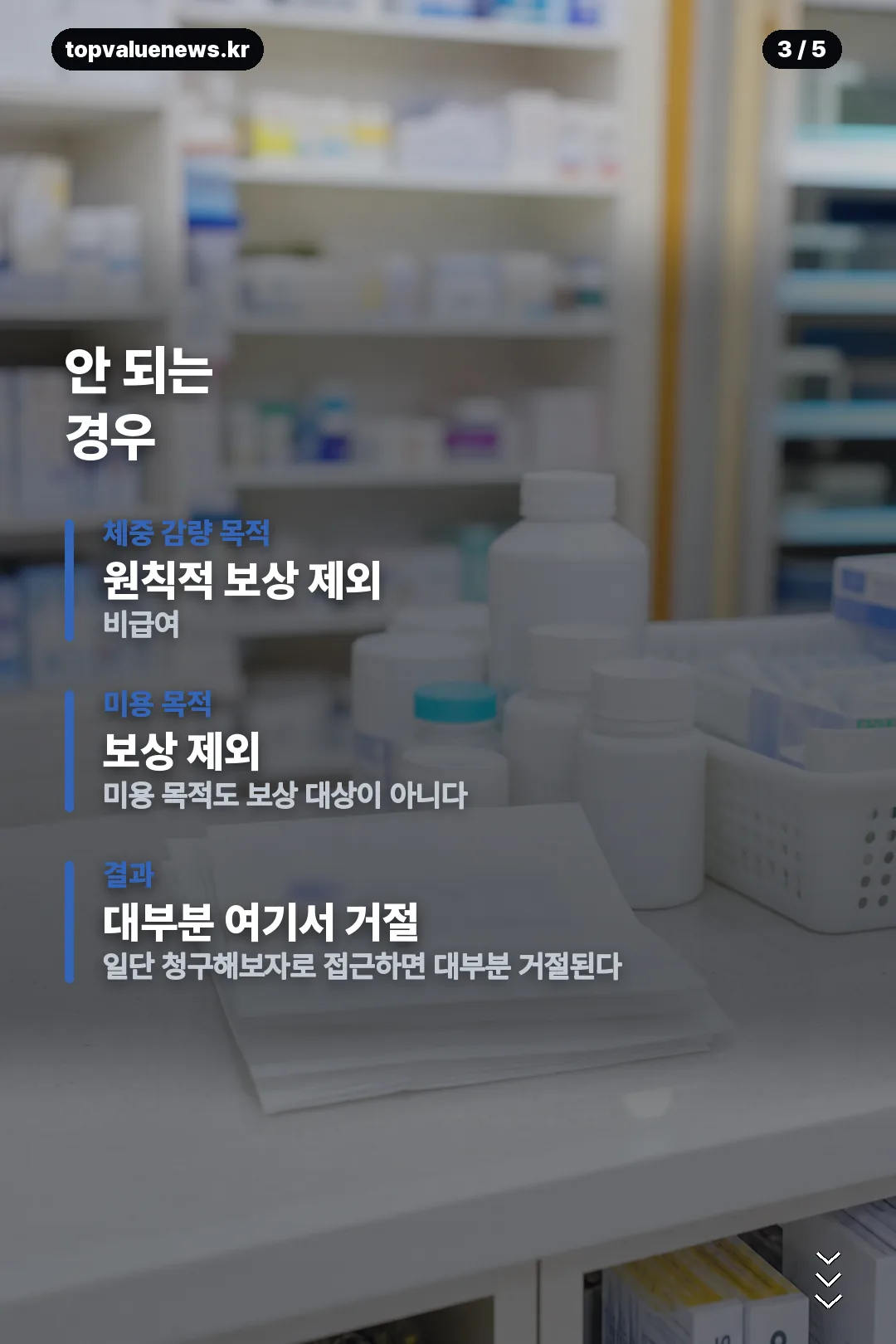 마운자로 실비보험 적용 여부 카드 3