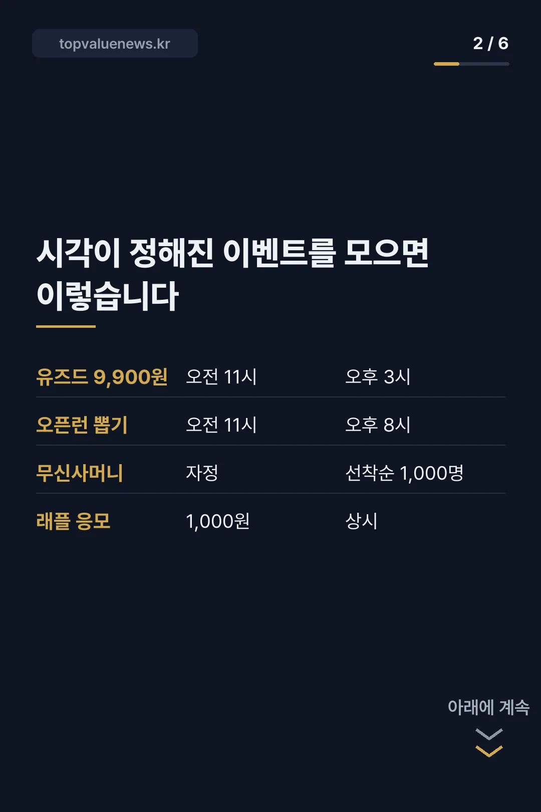무신사 추석 세일 2026 카드뉴스 2