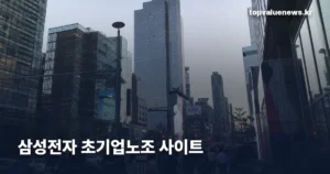 삼성전자 초기업노조 | 무엇을 하는 곳이고 어디서 확인하나 samsung-cho-gieop-union-guide-thumb