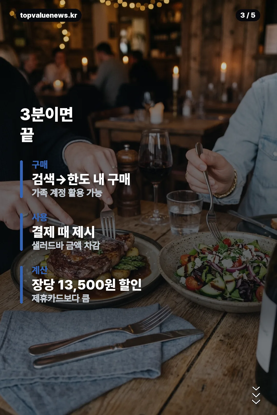 빕스 썸머 바우처 안내 카드 3