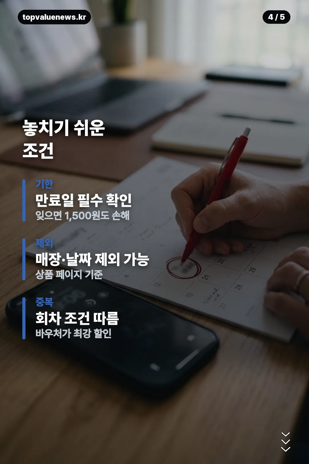 빕스 썸머 바우처 안내 카드 4