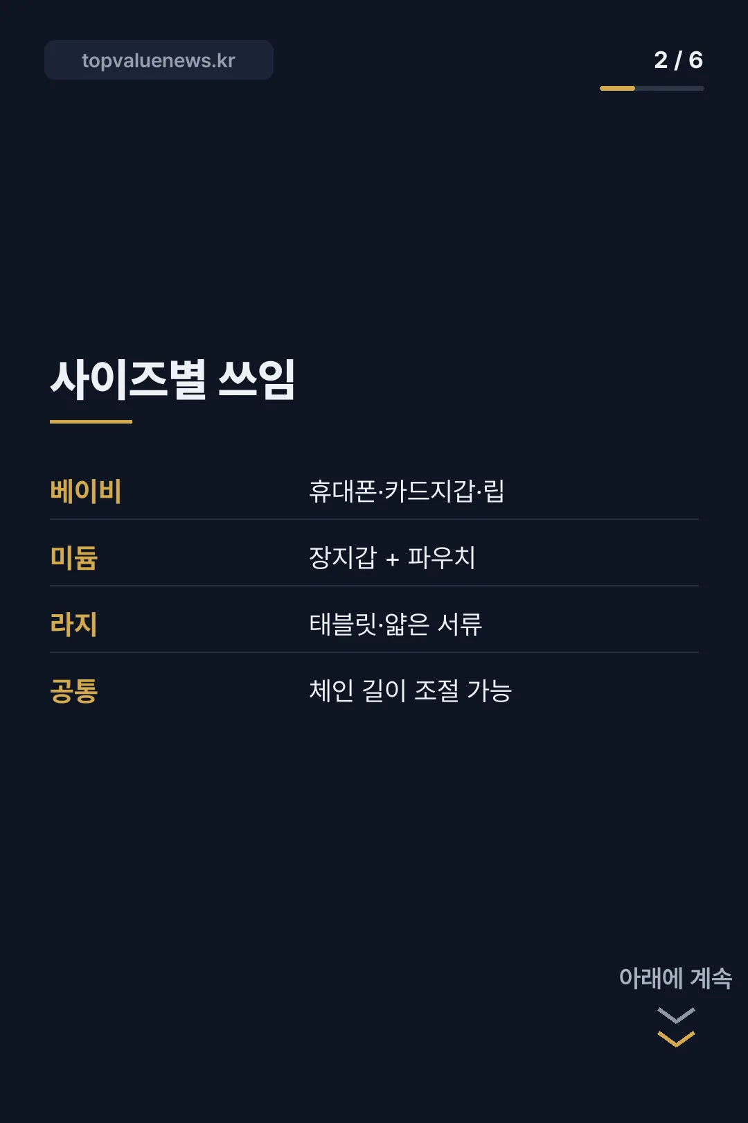 생로랑 니키백 사이즈 비교 카드뉴스 2