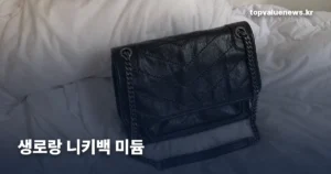 생로랑 니키백 미듐 | 사이즈별로 뭐가 들어가는지 ysl-niki-bag-medium-size-thumb