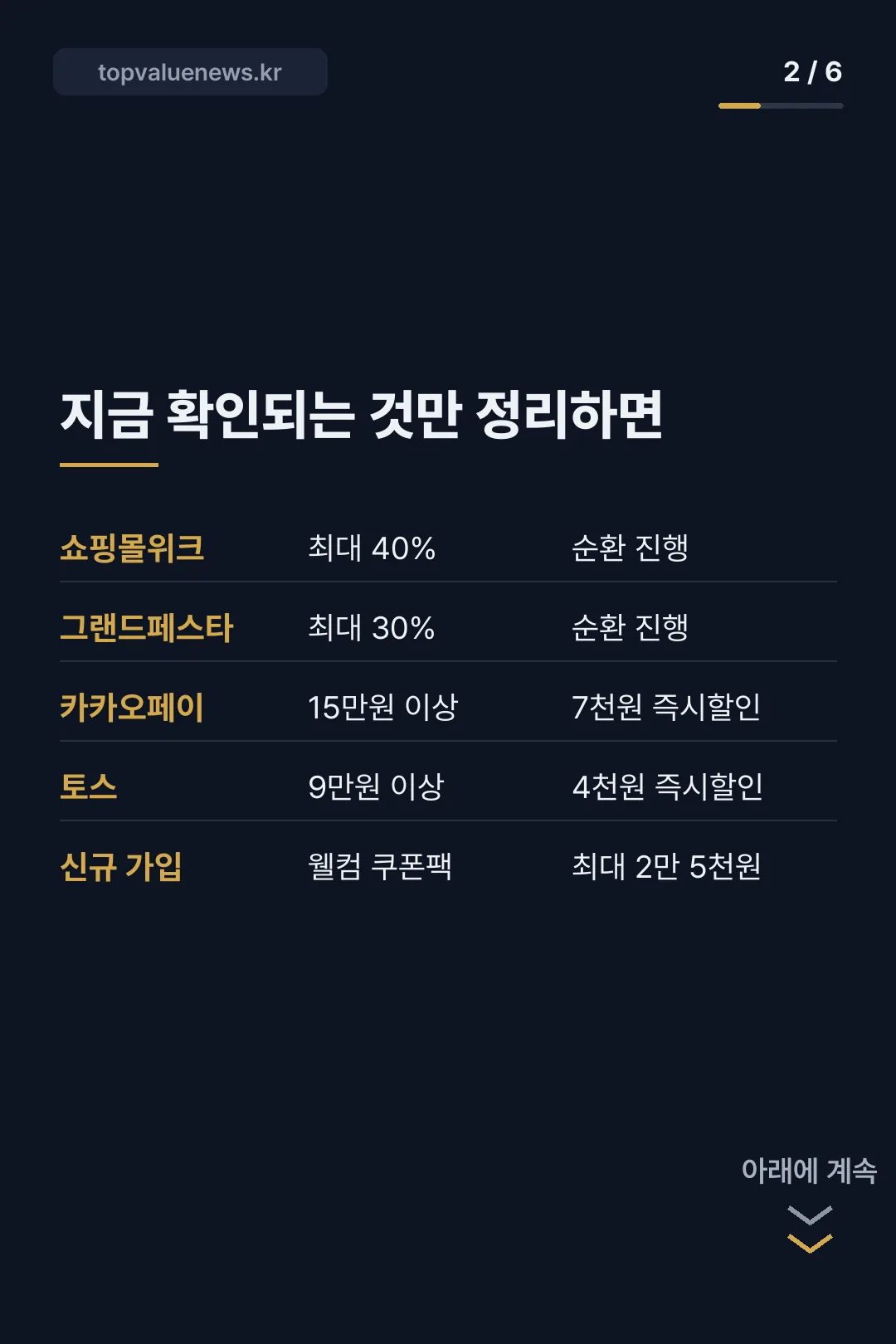 지그재그 추석세일 카드뉴스 2
