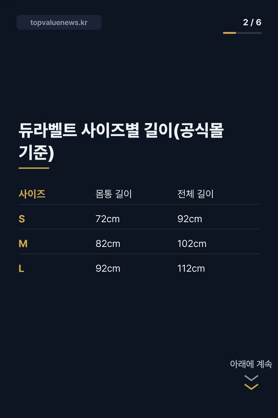 듀라워크 툴벨트 듀라벨트 사이즈와 가격 카드뉴스 2