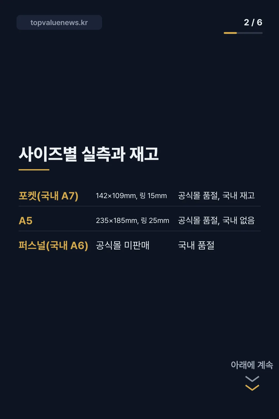 파일로팩스 홀본 가죽 다이어리 카드뉴스 2